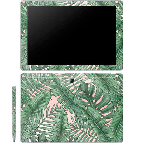 Spring Palm Leaves Galaxy Book 12in Skin